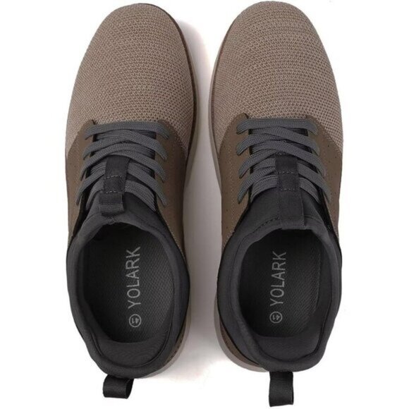⚡Men Khaki Dress Fashion Lightweight Breathable Laceless Athletic Sneakers - Picture 5 of 7